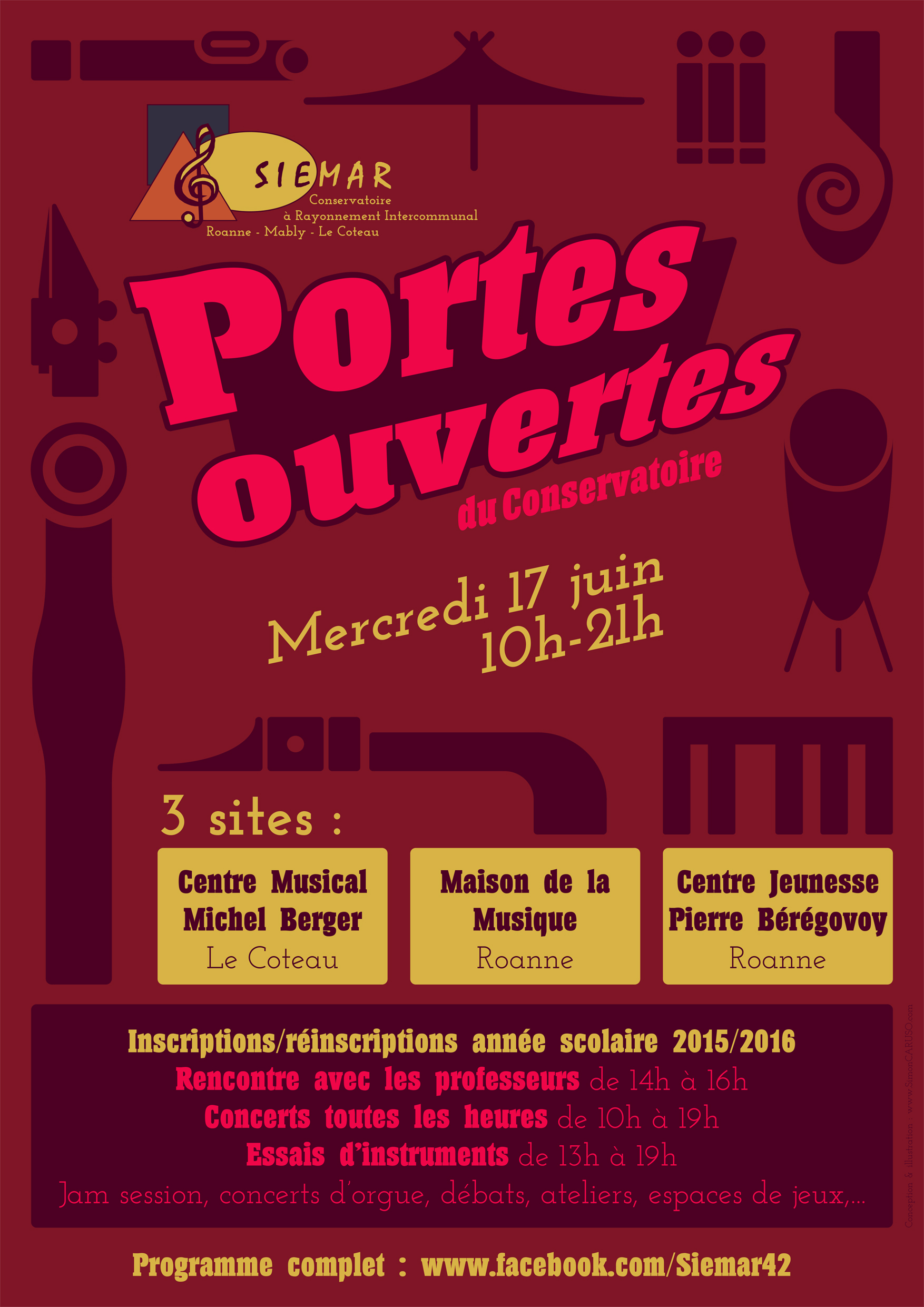 affiche-siemar-roanne-conservatoire-musique-simon-caruso-graphiste-graphisme-communication-journee-portes-ouvertes