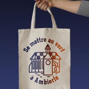 tote bag sérigraphie prieuré ambierle