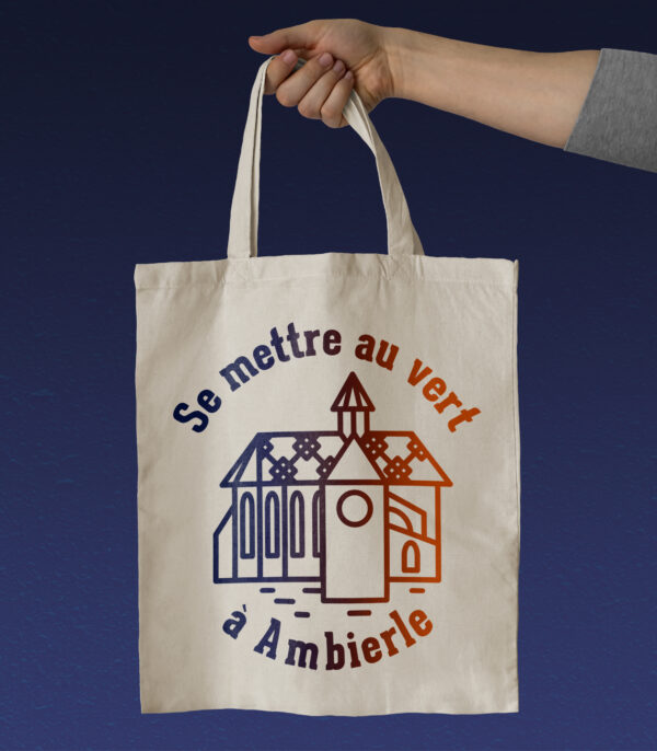 tote bag sérigraphie prieuré ambierle