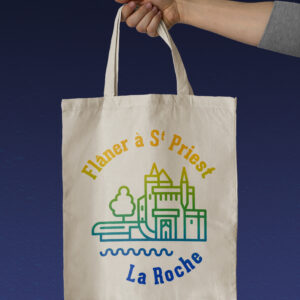 tote bag sérigraphie saint priest la roche