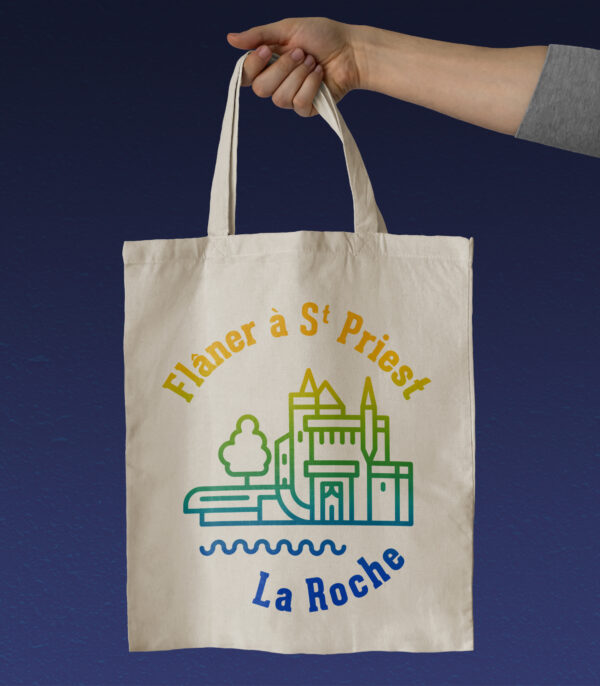 tote bag sérigraphie saint priest la roche