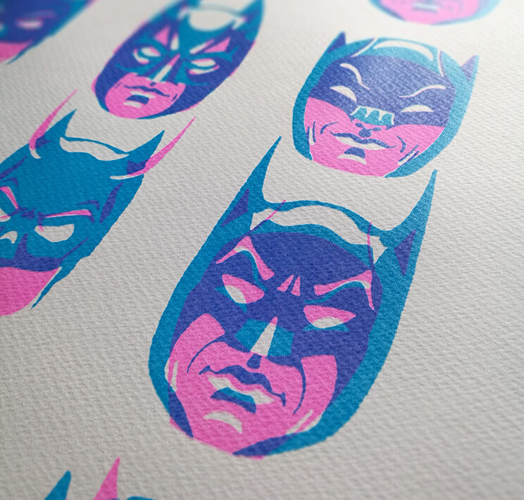 affiche sérigraphiée batman