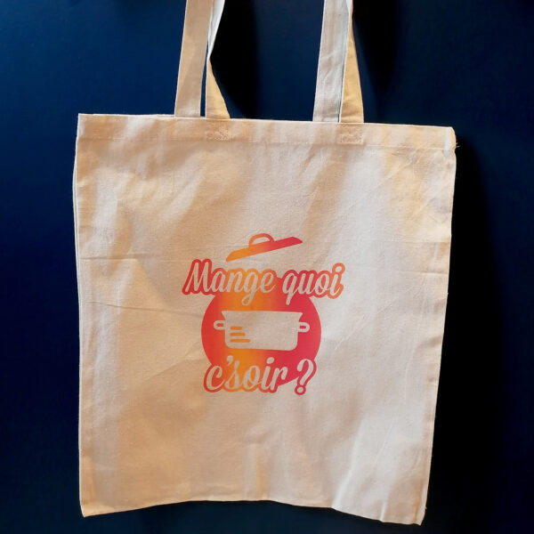 Tote bag Mange quoi c'soir ?